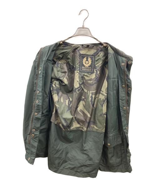 BELSTAFF（ベルスタッフ）BELSTAFF (ベルスタッフ) SOPHNET. (ソフネット) 裏地迷彩ロードマスタージャケット オリーブ サイズ:44の古着・服飾アイテム