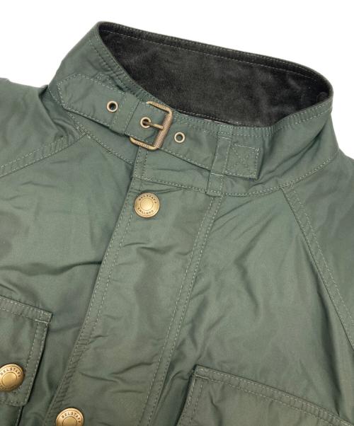 BELSTAFF（ベルスタッフ）BELSTAFF (ベルスタッフ) SOPHNET. (ソフネット) 裏地迷彩ロードマスタージャケット オリーブ サイズ:44の古着・服飾アイテム