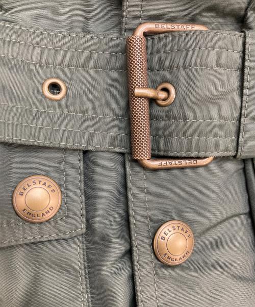 BELSTAFF（ベルスタッフ）BELSTAFF (ベルスタッフ) SOPHNET. (ソフネット) 裏地迷彩ロードマスタージャケット オリーブ サイズ:44の古着・服飾アイテム