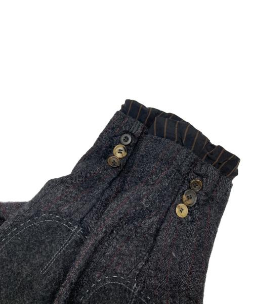 JUNYA WATANABE CdG MAN（ジュンヤ ワタナベ コム デ ギャルソン マン）JUNYA WATANABE CdG MAN (ジュンヤ ワタナベ コム デ ギャルソン マン) 縮絨パッチワークテーラードジャケット グレー サイズ:Sの古着・服飾アイテム