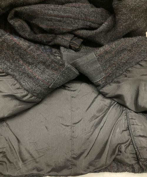 JUNYA WATANABE CdG MAN（ジュンヤ ワタナベ コム デ ギャルソン マン）JUNYA WATANABE CdG MAN (ジュンヤ ワタナベ コム デ ギャルソン マン) 縮絨パッチワークテーラードジャケット グレー サイズ:Sの古着・服飾アイテム