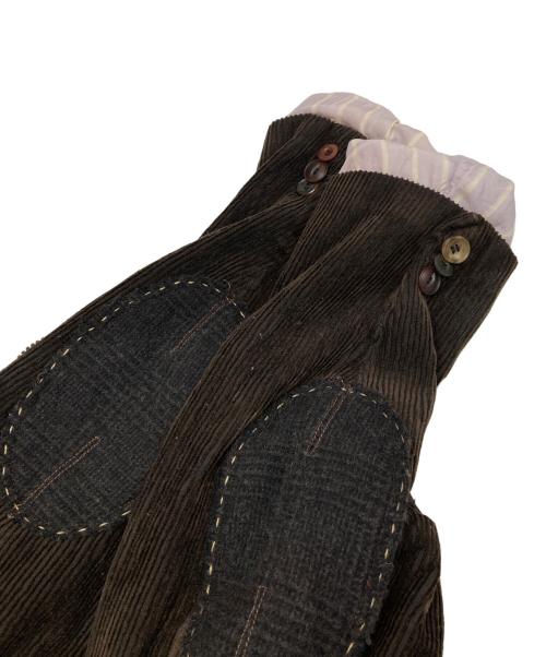 COMME des GARCONS JUNYA WATANABE MAN（コム デ ギャルソン ジュンヤ ワタナベ マン）COMME des GARCONS JUNYA WATANABE MAN (コム デ ギャルソン ジュンヤ ワタナベ マン) 製品染めパッチワークジャケット ブラウン サイズ:Sの古着・服飾アイテム