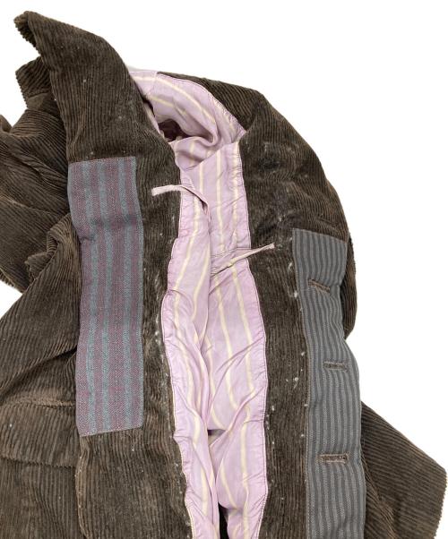 COMME des GARCONS JUNYA WATANABE MAN（コム デ ギャルソン ジュンヤ ワタナベ マン）COMME des GARCONS JUNYA WATANABE MAN (コム デ ギャルソン ジュンヤ ワタナベ マン) 製品染めパッチワークジャケット ブラウン サイズ:Sの古着・服飾アイテム