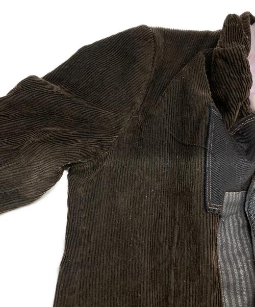 COMME des GARCONS JUNYA WATANABE MAN（コム デ ギャルソン ジュンヤ ワタナベ マン）COMME des GARCONS JUNYA WATANABE MAN (コム デ ギャルソン ジュンヤ ワタナベ マン) 製品染めパッチワークジャケット ブラウン サイズ:Sの古着・服飾アイテム