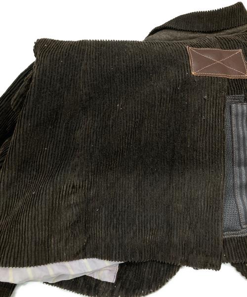 COMME des GARCONS JUNYA WATANABE MAN（コム デ ギャルソン ジュンヤ ワタナベ マン）COMME des GARCONS JUNYA WATANABE MAN (コム デ ギャルソン ジュンヤ ワタナベ マン) 製品染めパッチワークジャケット ブラウン サイズ:Sの古着・服飾アイテム