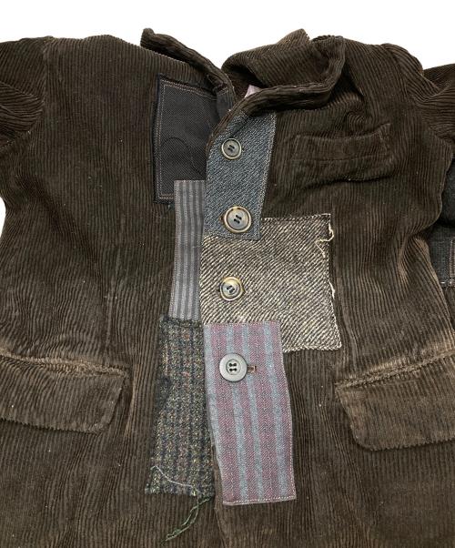 COMME des GARCONS JUNYA WATANABE MAN（コム デ ギャルソン ジュンヤ ワタナベ マン）COMME des GARCONS JUNYA WATANABE MAN (コム デ ギャルソン ジュンヤ ワタナベ マン) 製品染めパッチワークジャケット ブラウン サイズ:Sの古着・服飾アイテム