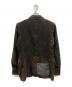 COMME des GARCONS JUNYA WATANABE MAN (コム デ ギャルソン ジュンヤ ワタナベ マン) 製品染めパッチワークジャケット ブラウン サイズ:S：35000円