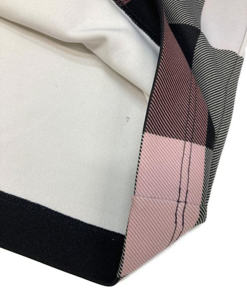 BLACK LABEL CRESTBRIDGE（ブラックレーベル クレストブリッジ）BLACK LABEL CRESTBRIDGE (ブラックレーベル クレストブリッジ) CBチェック ダンボールニット グレー サイズ:Mの古着・服飾アイテム