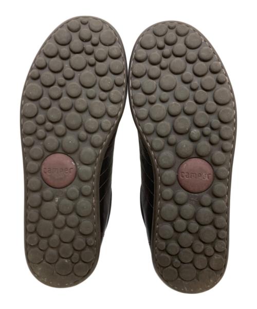 CAMPER（カンペール）CAMPER (カンペール) レザースニーカー ブラウン サイズ:42の古着・服飾アイテム