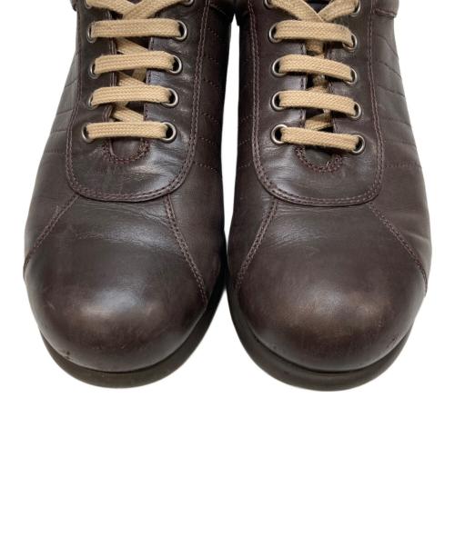 CAMPER（カンペール）CAMPER (カンペール) レザースニーカー ブラウン サイズ:42の古着・服飾アイテム