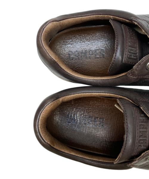 CAMPER（カンペール）CAMPER (カンペール) レザースニーカー ブラウン サイズ:42の古着・服飾アイテム