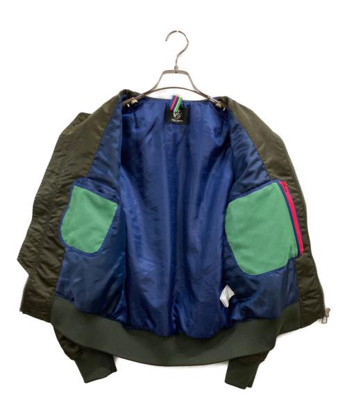 PS Paul Smith（ＰＳポールスミス）PS Paul Smith (ＰＳポールスミス) ボンバージャケット オリーブ サイズ:Mの古着・服飾アイテム