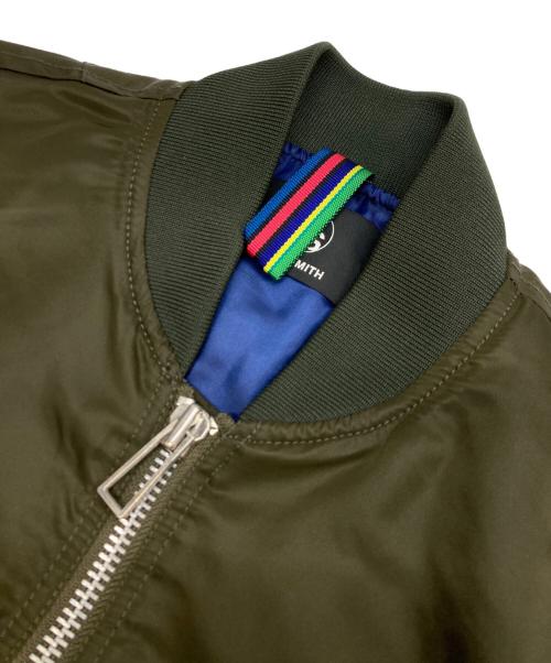PS Paul Smith（ＰＳポールスミス）PS Paul Smith (ＰＳポールスミス) ボンバージャケット オリーブ サイズ:Mの古着・服飾アイテム