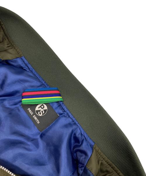 PS Paul Smith（ＰＳポールスミス）PS Paul Smith (ＰＳポールスミス) ボンバージャケット オリーブ サイズ:Mの古着・服飾アイテム