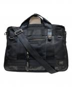 PORTERポーター）の古着「HEAT 2WAY BRIEFCASE」｜ブラック