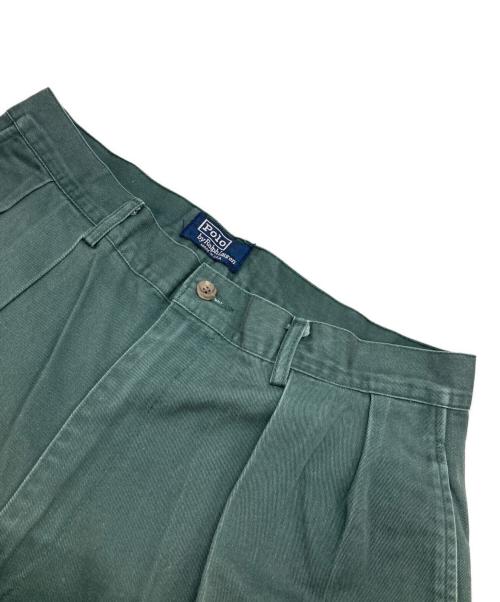 POLO RALPH LAUREN（ポロ・ラルフローレン）POLO RALPH LAUREN (ポロ・ラルフローレン) チノパン グリーン サイズ:33/30の古着・服飾アイテム