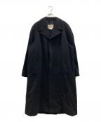 HERMESエルメス）の古着「カシミヤ比翼コート」｜ブラック