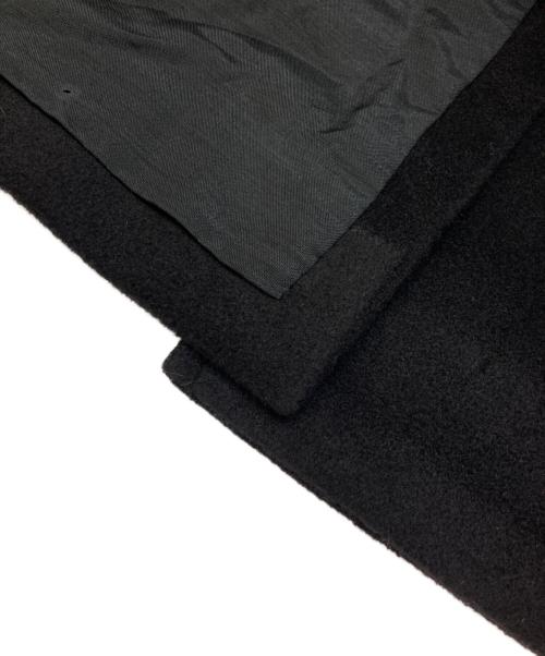 HERMES（エルメス）HERMES (エルメス) カシミヤ比翼コート ブラック サイズ:52の古着・服飾アイテム