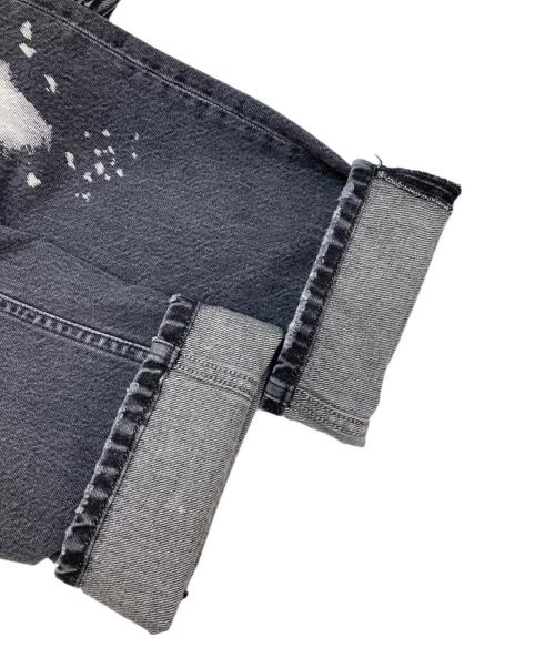 DIESEL Black Gold（ディーゼル ブラック ゴールド）DIESEL Black Gold (ディーゼル ブラック ゴールド) ブリーチデザインデニムパンツ グレー サイズ:W30の古着・服飾アイテム