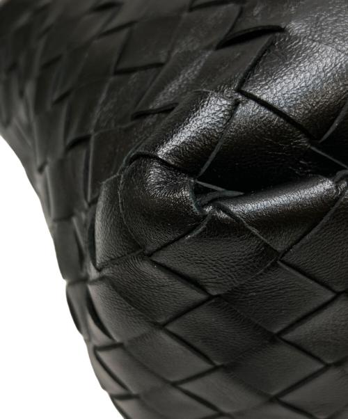 BOTTEGA VENETA（ボッテガベネタ）BOTTEGA VENETA (ボッテガベネタ) スモールフリップフラップトートバッグ ブラックの古着・服飾アイテム