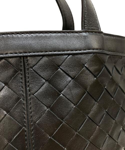 BOTTEGA VENETA（ボッテガベネタ）BOTTEGA VENETA (ボッテガベネタ) スモールフリップフラップトートバッグ ブラックの古着・服飾アイテム