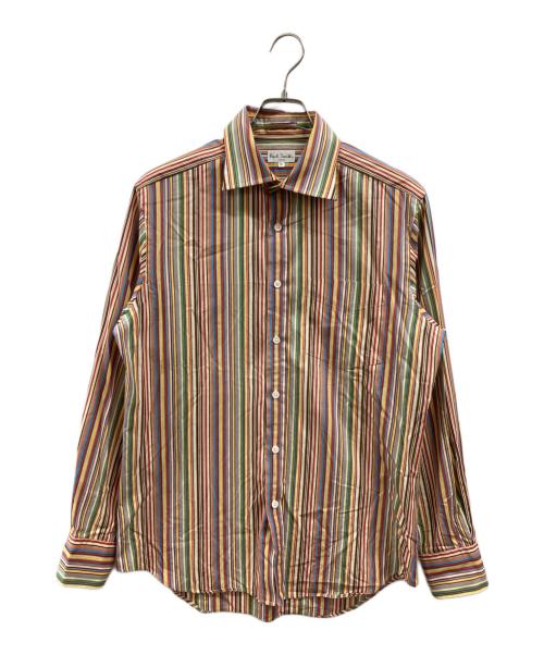 Paul Smith London（ポールスミスロンドン）Paul Smith London (ポールスミスロンドン) ストライプシャツ マルチカラー サイズ:Lの古着・服飾アイテム