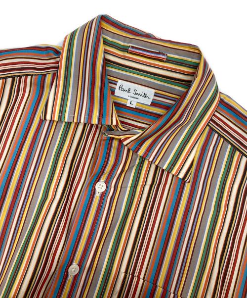 Paul Smith London（ポールスミスロンドン）Paul Smith London (ポールスミスロンドン) ストライプシャツ マルチカラー サイズ:Lの古着・服飾アイテム