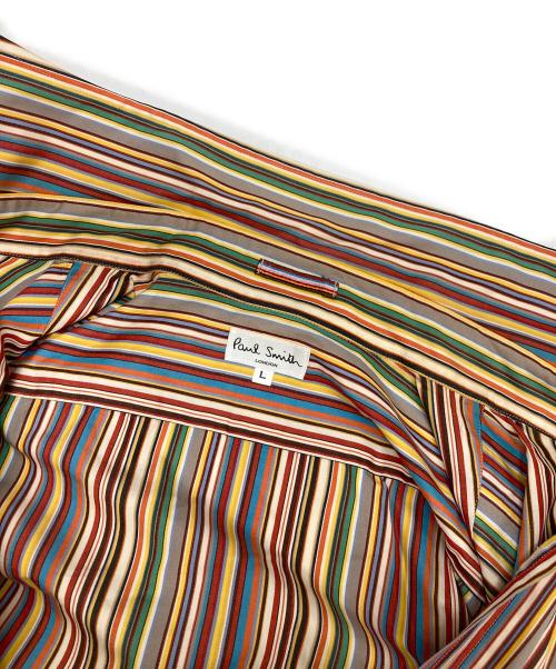 Paul Smith London（ポールスミスロンドン）Paul Smith London (ポールスミスロンドン) ストライプシャツ マルチカラー サイズ:Lの古着・服飾アイテム