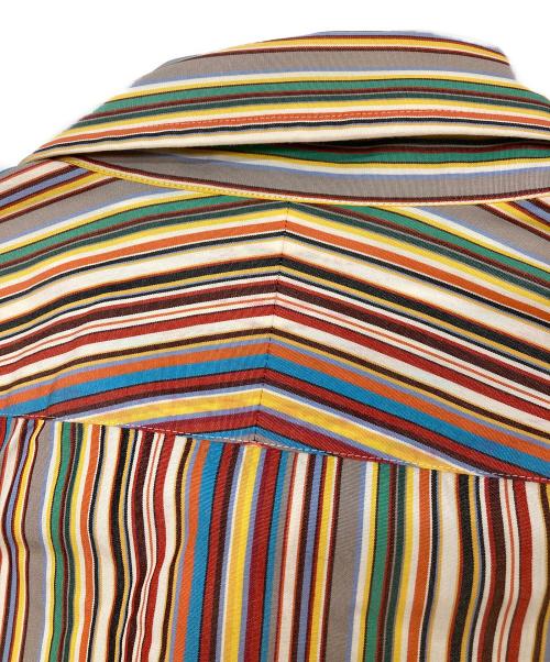 Paul Smith London（ポールスミスロンドン）Paul Smith London (ポールスミスロンドン) ストライプシャツ マルチカラー サイズ:Lの古着・服飾アイテム