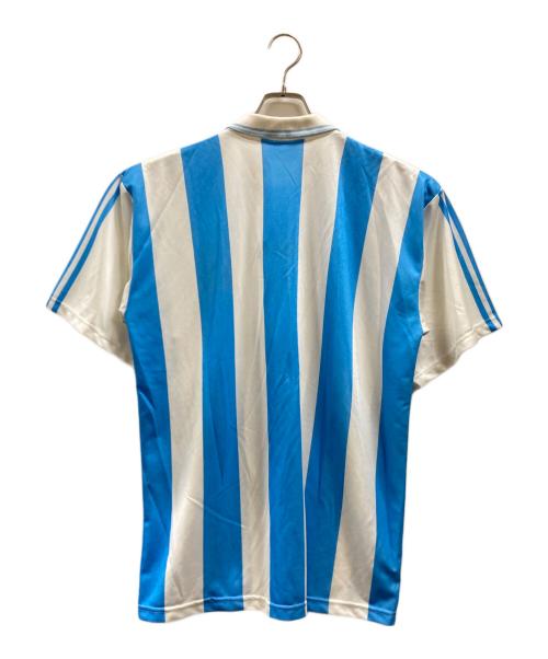 adidas（アディダス）adidas (アディダス) ゲームシャツ ブルー サイズ:Lの古着・服飾アイテム