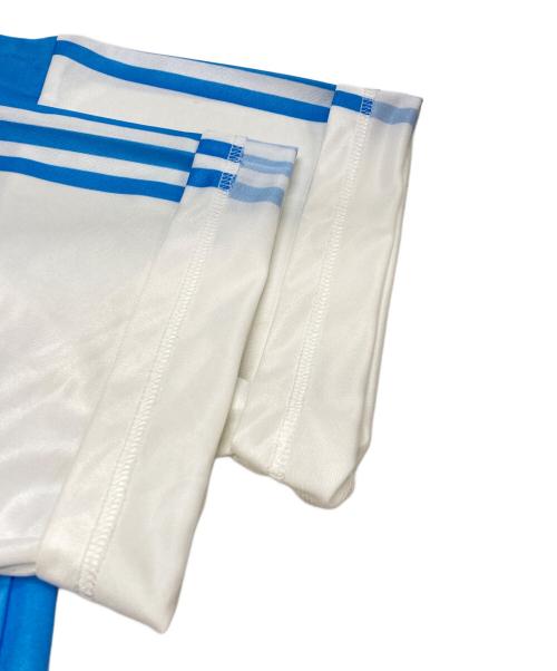 adidas（アディダス）adidas (アディダス) ゲームシャツ ブルー サイズ:Lの古着・服飾アイテム