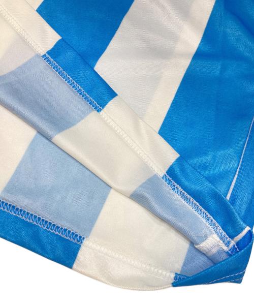adidas（アディダス）adidas (アディダス) ゲームシャツ ブルー サイズ:Lの古着・服飾アイテム