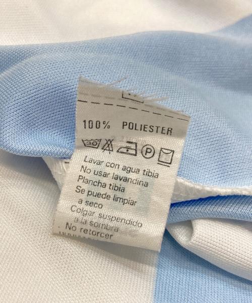 adidas（アディダス）adidas (アディダス) ゲームシャツ ブルー サイズ:Lの古着・服飾アイテム