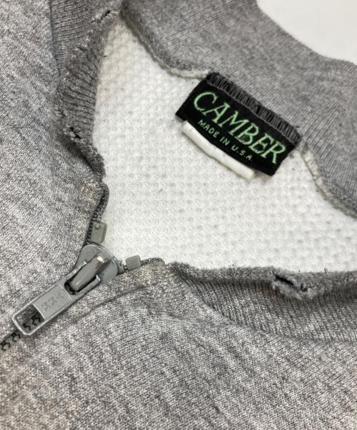 CAMBER（キャンバー）CAMBER (キャンバー) 裏地サーマルスウェットブルゾン グレー サイズ:Lの古着・服飾アイテム