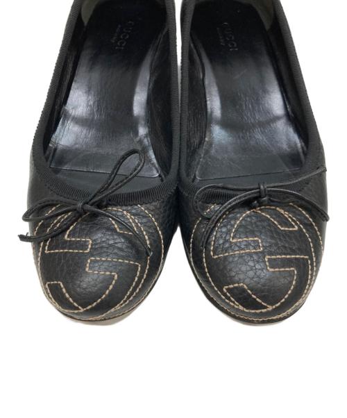 GUCCI（グッチ）GUCCI (グッチ) インターロッキングGGパンプス ブラック サイズ:36の古着・服飾アイテム