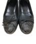 中古・古着 GUCCI (グッチ) インターロッキングGGパンプス ブラック サイズ:36：15000円
