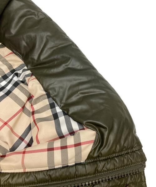 BURBERRY BLUE LABEL（バーバリー ブルー レーベル）BURBERRY BLUE LABEL (バーバリー ブルー レーベル) ダウンジャケット オリーブ サイズ:LLの古着・服飾アイテム