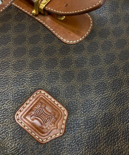 CELINE（セリーヌ）CELINE (セリーヌ) マカダムバケツトートバッグ ブラウンの古着・服飾アイテム