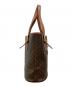 CELINE (セリーヌ) マカダムバケツトートバッグ ブラウン：15000円