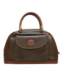 CELINE（セリーヌ）の古着「マカダムミニボストンバッグ」｜ブラウン