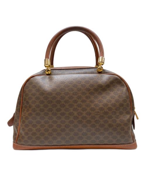 CELINE（セリーヌ）CELINE (セリーヌ) マカダムミニボストンバッグ ブラウンの古着・服飾アイテム