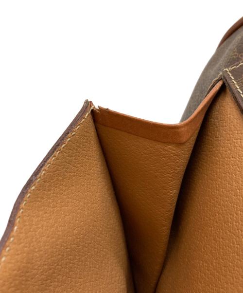 CELINE（セリーヌ）CELINE (セリーヌ) マカダムミニボストンバッグ ブラウンの古着・服飾アイテム