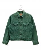 LEVI'Sリーバイス）の古着「3rd後染めデニムジャケット」｜グリーン
