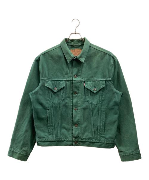 LEVI'S（リーバイス）LEVI'S (リーバイス) 3rd後染めデニムジャケット グリーン サイズ:Lの古着・服飾アイテム