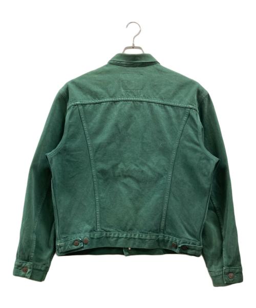 LEVI'S（リーバイス）LEVI'S (リーバイス) 3rd後染めデニムジャケット グリーン サイズ:Lの古着・服飾アイテム