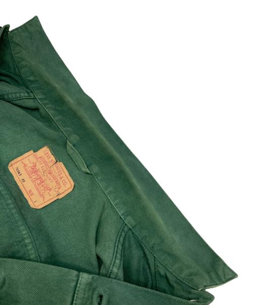LEVI'S（リーバイス）LEVI'S (リーバイス) 3rd後染めデニムジャケット グリーン サイズ:Lの古着・服飾アイテム