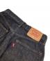 中古・古着 LEVI'S (リーバイス) 503先染めデニムパンツ ブラック サイズ:W27×L34：8000円
