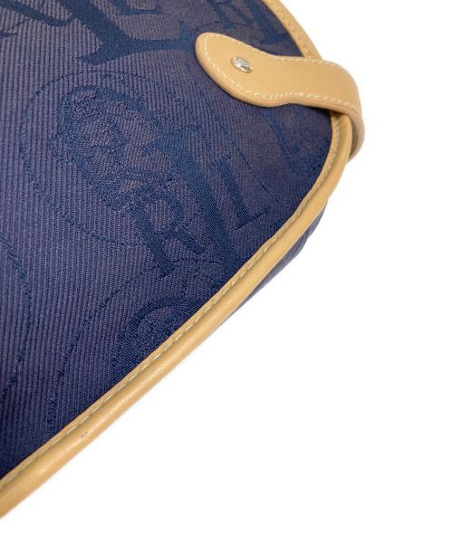 RALPH LAUREN（ラルフローレン）RALPH LAUREN (ラルフローレン) モノグラムキャンバスワンショルダーバッグ ネイビーの古着・服飾アイテム