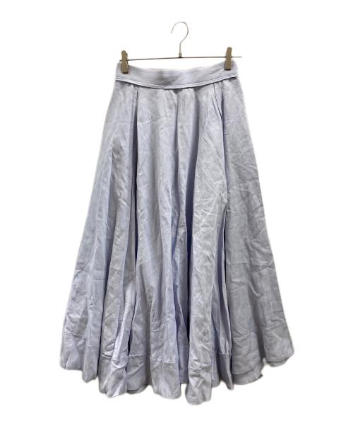 MADISON BLUE（マディソンブルー）MADISON BLUE (マディソンブルー) TUCK CIRCULAR SKIRT スカイブルー サイズ:2 未使用品の古着・服飾アイテム
