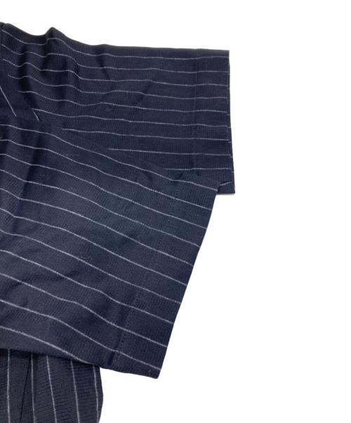 Y's（ワイズ）Y's (ワイズ) ストライプワンピース ブラック サイズ:36 未使用品の古着・服飾アイテム
